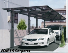 Carports von Vomek Vielfalt in Material und Farben